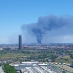 Fire at Spanish chemical warehouse forces evacuation and lockdown