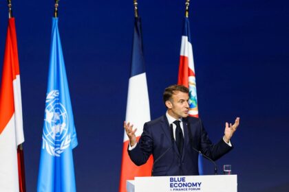 Rift over oceans: Macron rebukes climate change deniers ahead of Nice summit