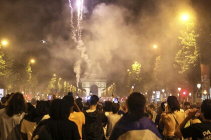 Two people killed and hundreds arrested in France during Champions League win celebrations