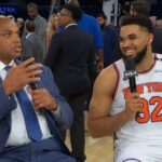 Charles Barkley questions Karl-Anthony Towns over foul trouble in the playoffs