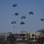 More aid dropped by plane over Gaza Strip amid concerns over worsening humanitarian situation