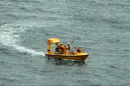Dad saves daughter after fall from cruise ship