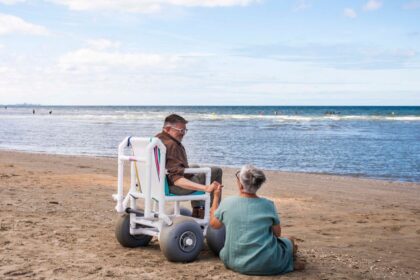 How can beaches be made more accessible to people with reduced mobility?