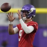 J.J. McCarthy Vikings pic