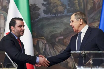 Syria wants Russia 'by our side,' foreign minister Asaad al-Shibani says in Moscow