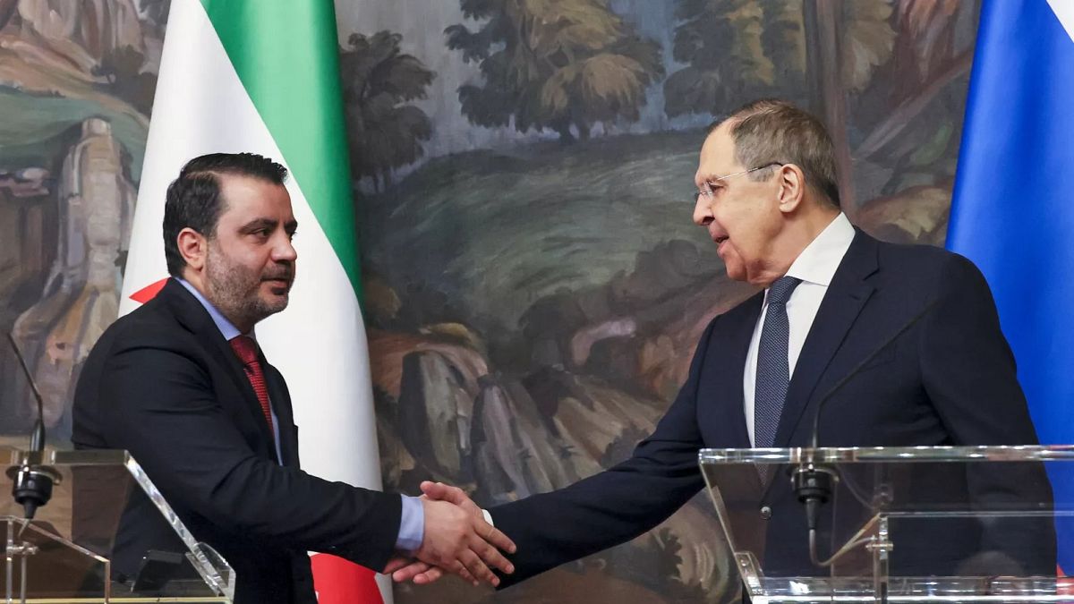 Syria wants Russia 'by our side,' foreign minister Asaad al-Shibani says in Moscow