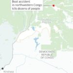 At least 193 people killed in two separate boat accidents in DR Congo