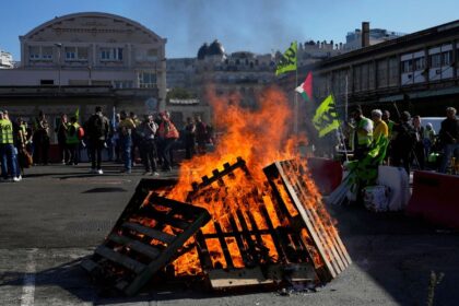 France wakes up to massive protests and strikes against budget cuts