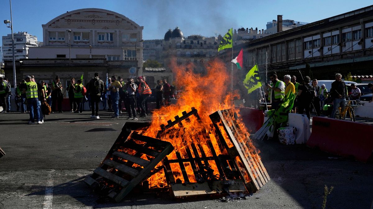 France wakes up to massive protests and strikes against budget cuts