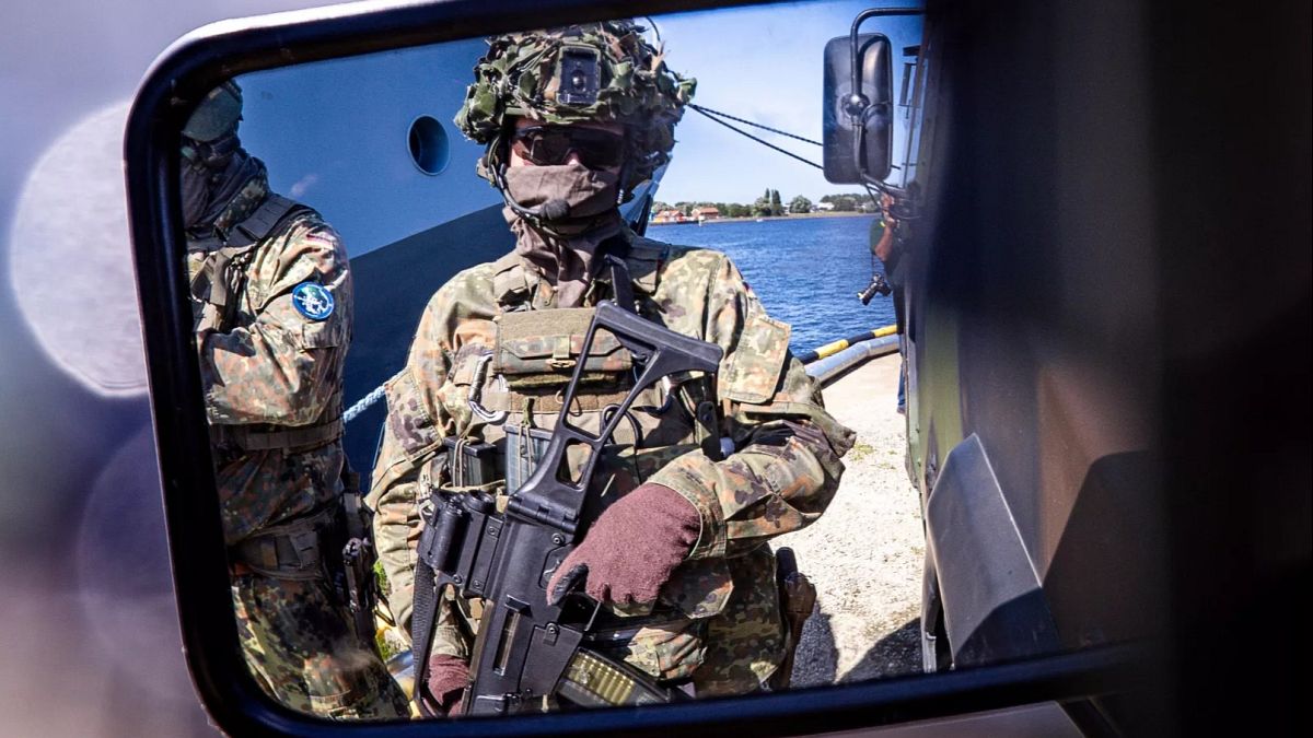 Germany leads joint military drills in the Baltic Sea amid Russia threat fears