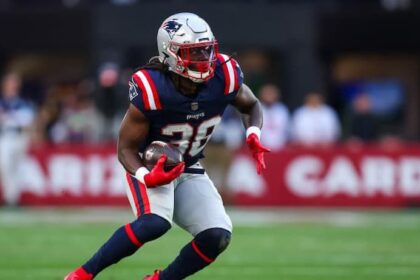 Rhamondre Stevenson Patriots pic