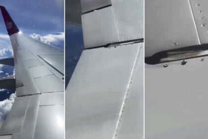 Passenger captures shocking video of loose bolts on flight’s wing – See video