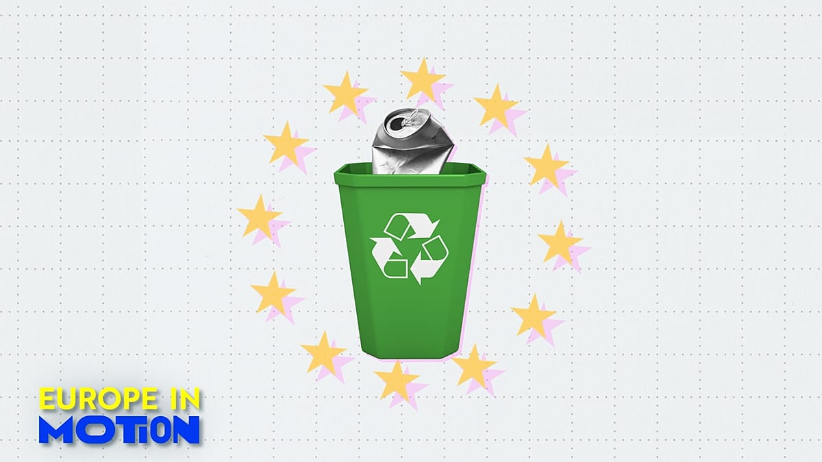 Which EU countries recycle the most raw materials?