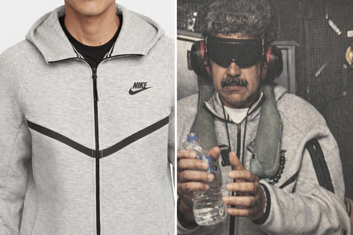 Nike Tech tracksuit goes viral after Nicolás Maduro’s arrest photo
