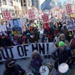 Thousands rally and hundreds of businesses close in protest against ICE presence in Minnesota